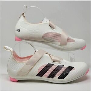 Adidas Indoor Cycling Shoes Off White‎ Beige Black GX1669 Men's Size 10 NEW